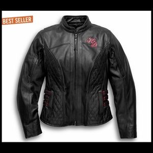 Harley Davidson Scroll Willie G Skull Leather